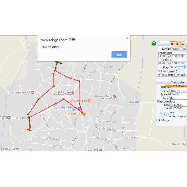 High Accuracy External GPS 3G Tracker WCDMA Network GPS Tracker Device