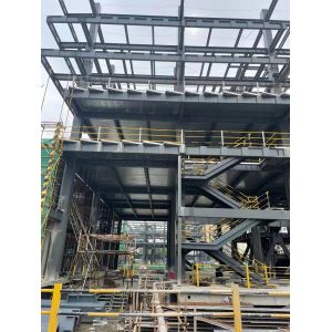 Multiple Floor Prefabricated Steel Buildings Galvanized Surface Treatment Gr50