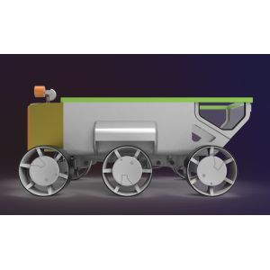 Buy cheap 16% Slope Self Driving Autonomous Delivery Robots 48Vdc product