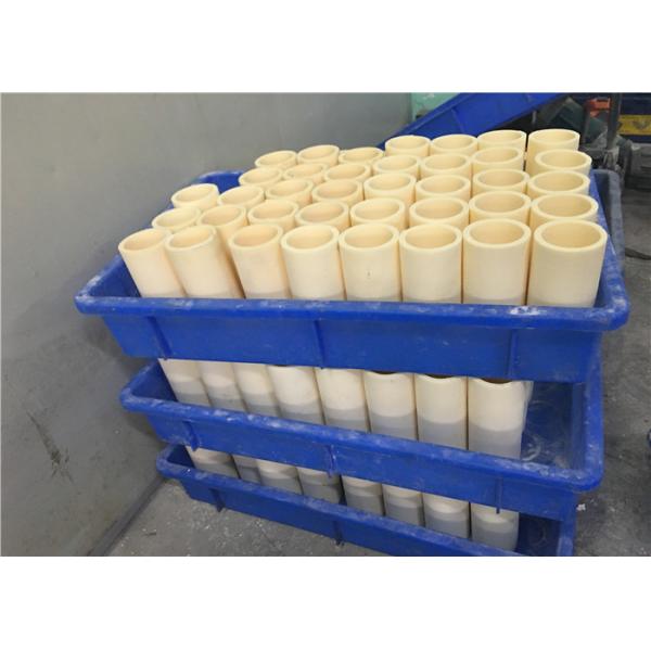 Customized Machining 99% Al2O3 / Alumina Ceramic tube Wear - resistant