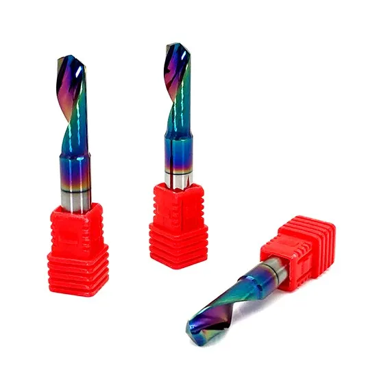 Wxsoon 2 Flutes Spiral Flat Tungsten Carbide Square End Mill