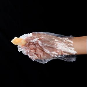 Buy cheap Multi Function  Disposable PE Plastic Gloves Household Cleaning Eating Food Grade Oil Proof Waterproof product