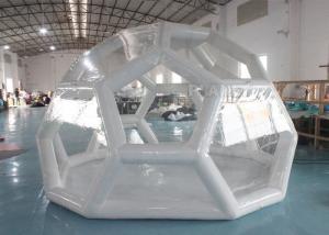 Buy cheap Outdoor Portable 4m Air Sealed Clear Transparent PVC Inflatable Soccer Bubble Camping Tent product