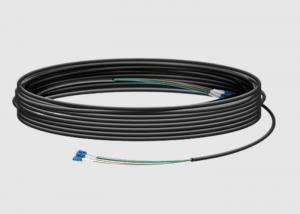 Buy cheap 6 Fiber 50/125 OM3 Outdoor Preterminated Armored Cable Terminated With LC Connectors product