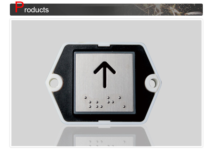 Buy cheap Rhombus Elevator Up Button 50ma Current / Braille Lift Buttons product