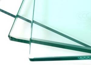 China Size Customized Clear Tempered Glass , Safety White Float Glass ISO 9001 Approved on sale