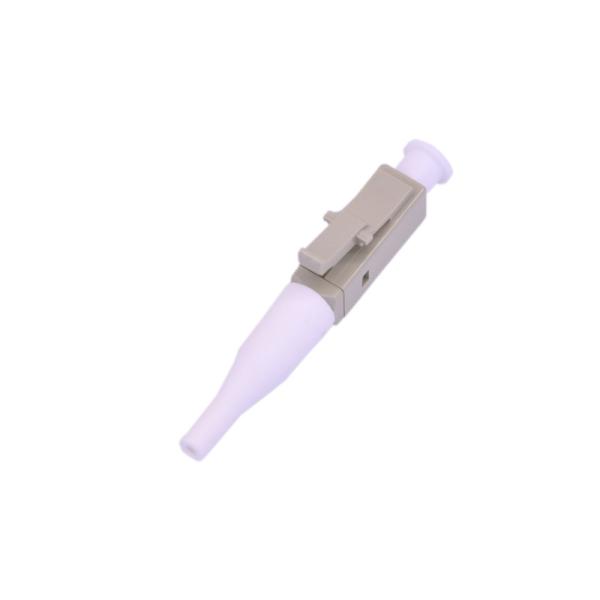 LC LC Fiber Connector 2.0mm 3.0mm Round Long Boot For FTTH Network Duplex Mode