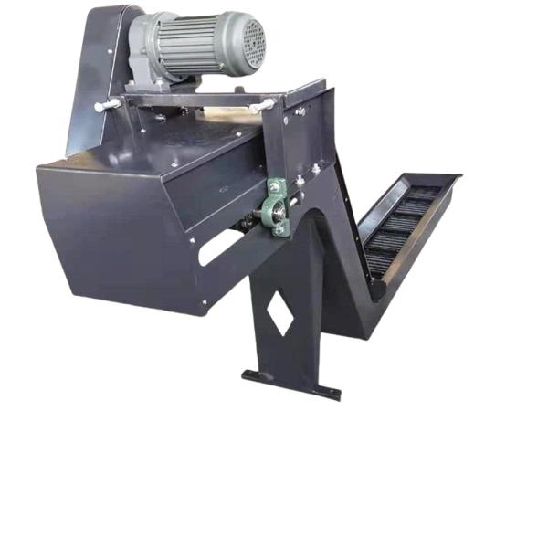 Customized Flat Rubber Belt CNC Chip Conveyor Horizontal Type For Metalworking