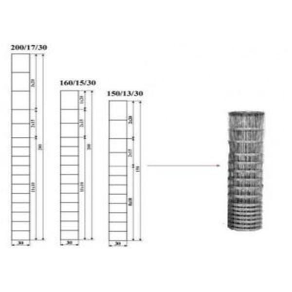 Iron Security Hard Square Wire Mesh Fencing Apply In Sheep Chicken Custom Made Size