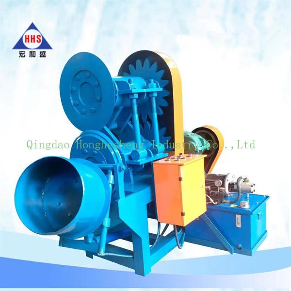Both Sides Automatic Tyre Cutting Machine For 3 Pieces Waste Tyre Recycling Plant