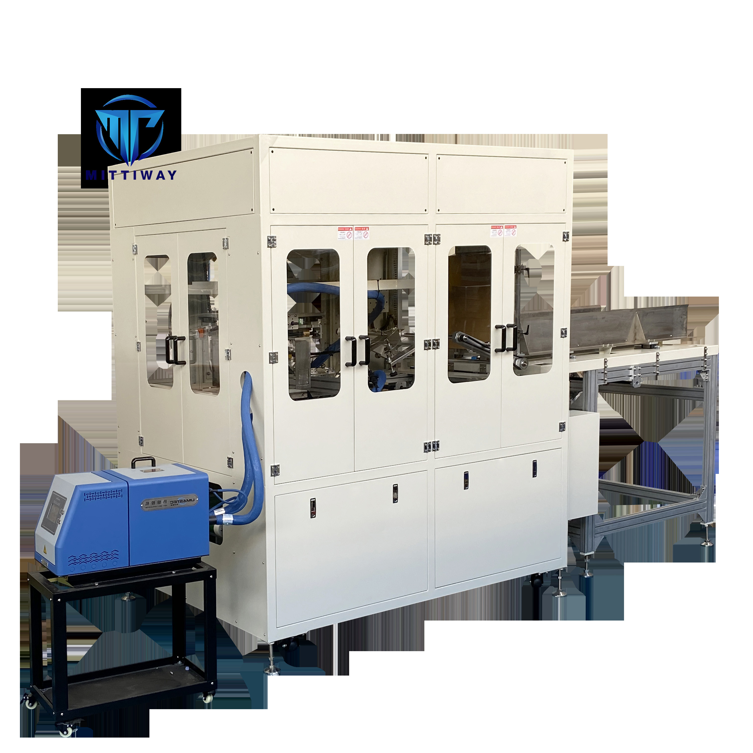 Corrugated Folding Carton Machine 2KW Hotmelt Tray Former For Case
