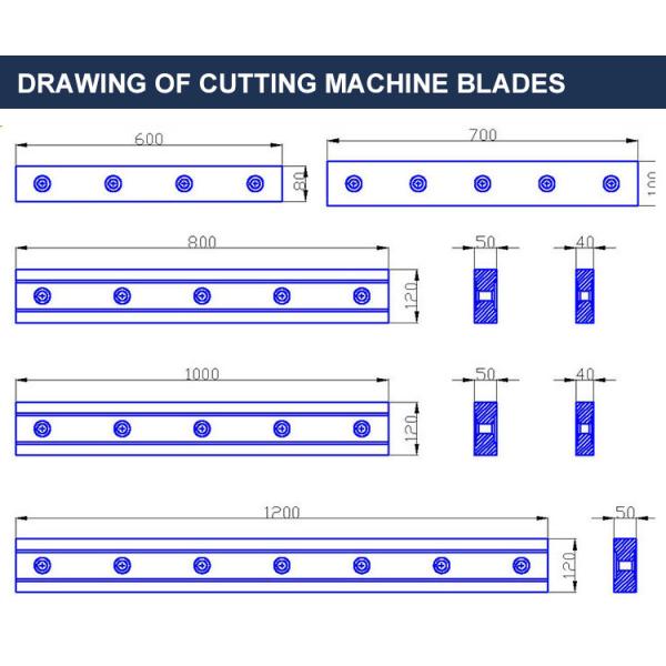 SKD11 Industrial Cutting Blade Long Thin Slitting For Cutting Metal Plate