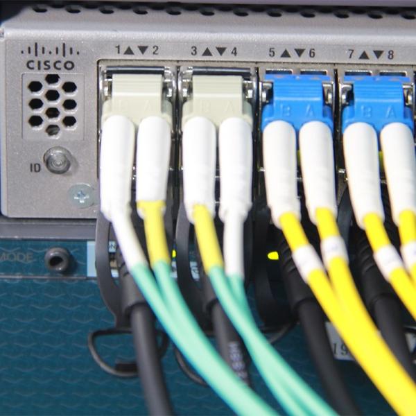 3M Duplex OM3 MPO To 8xLC Fiber Optical Patch Cord 50/125