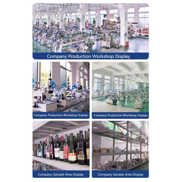 Manufacturer Customized Full-automatic Self Flow Eight Head Explosion-proof Filling Machine CH-GZ800 Screw Cap Labeling Production Line