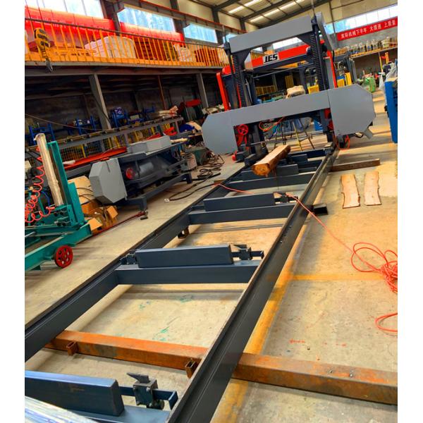 Portable Automatic Sawmill Machine Horizontal Band Sawmill For Hardwood Logs Cutting