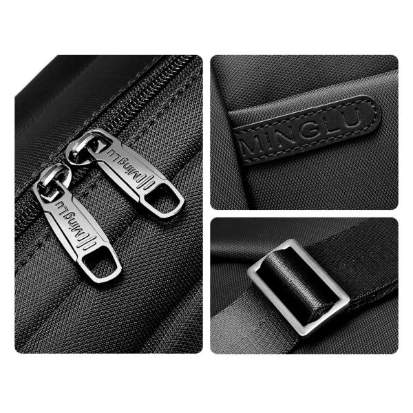 A4 Document Men'S Business Briefcase Bag Scratch Resistant 27cm Length