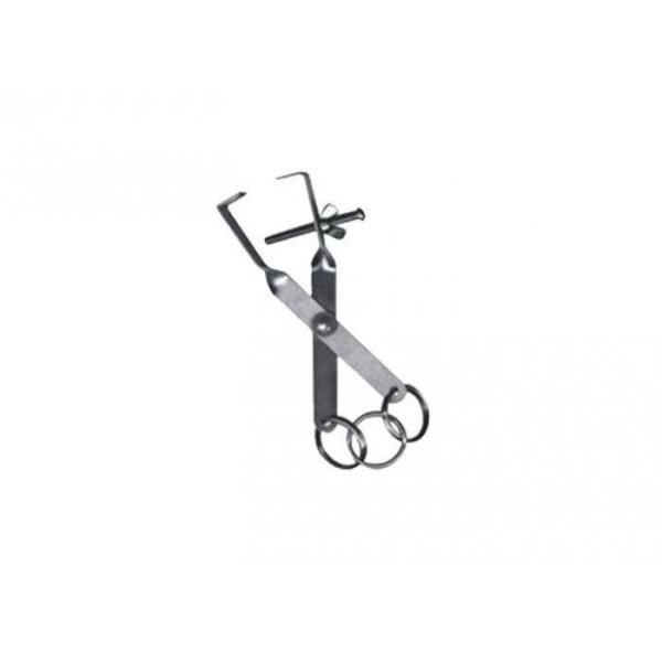 Stainless Steel Toy Safety Testing Machine Plane Tension Clamp 3mm Thickness