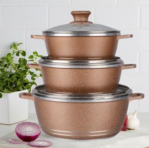 Buy cheap Multifunction 6pcs Double Bottom Die Cast Nonstick Aluminum Cookware Set product