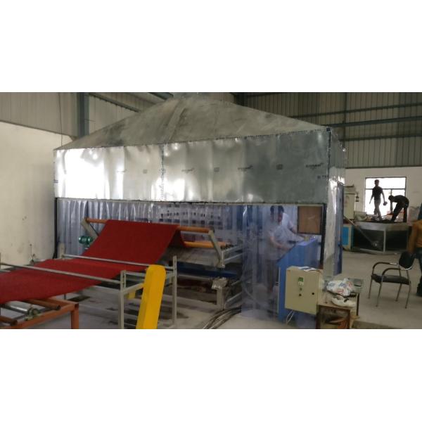 Red Color Plastic Mat Making Machine Siemens Motor 300kg/h Large Output