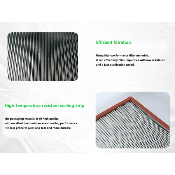 High Temperature Air Filter Offering Durable And Filtration Solutions For Industrial Processes Exposed To Elevated Temperatures