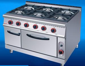 Buy cheap US-RQ-6 Commercial Kitchen Equipments Gas Range 6 Burner Gas Oven product