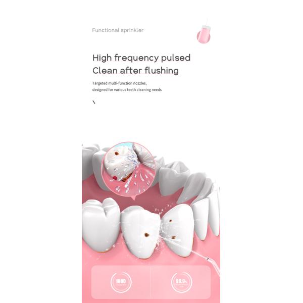 ETL CE Approved Portable Water Jet Dental For Cleaning Teeth Water Pulse 2021