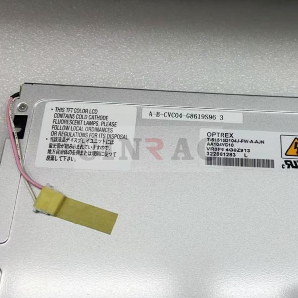 Optrex 10.4 Inch 640*480 LCD Display T-51513D104J-FW-A-AJN Car Screen Panel CCFL TTL
