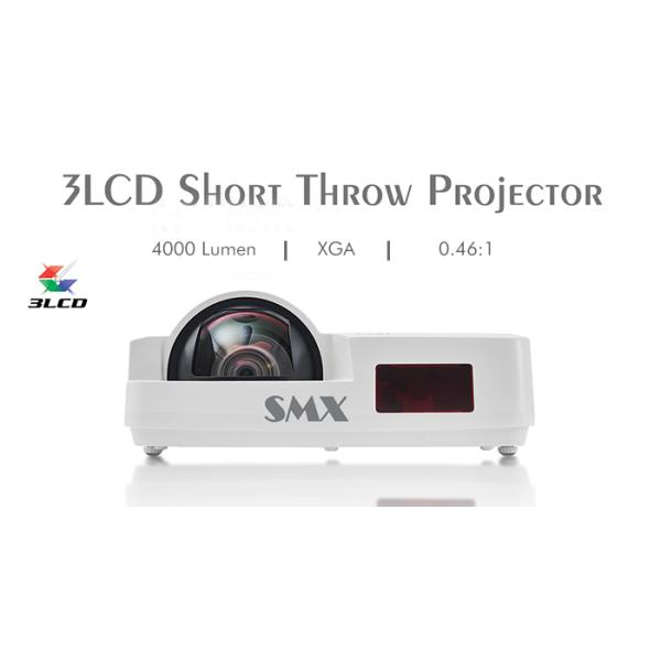 4000 Lumens 3LCD Short Throw Laser Projector With XGA For Classrooms