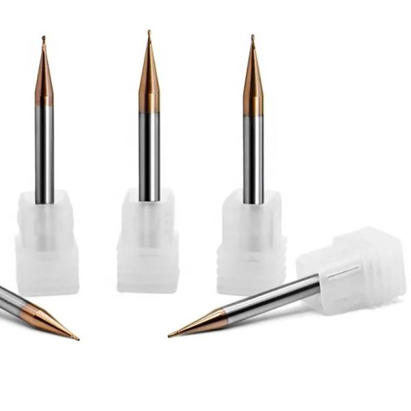 Hrc60 Micro End Mills Two Flutes 0.1mm Ball Nose End Mills