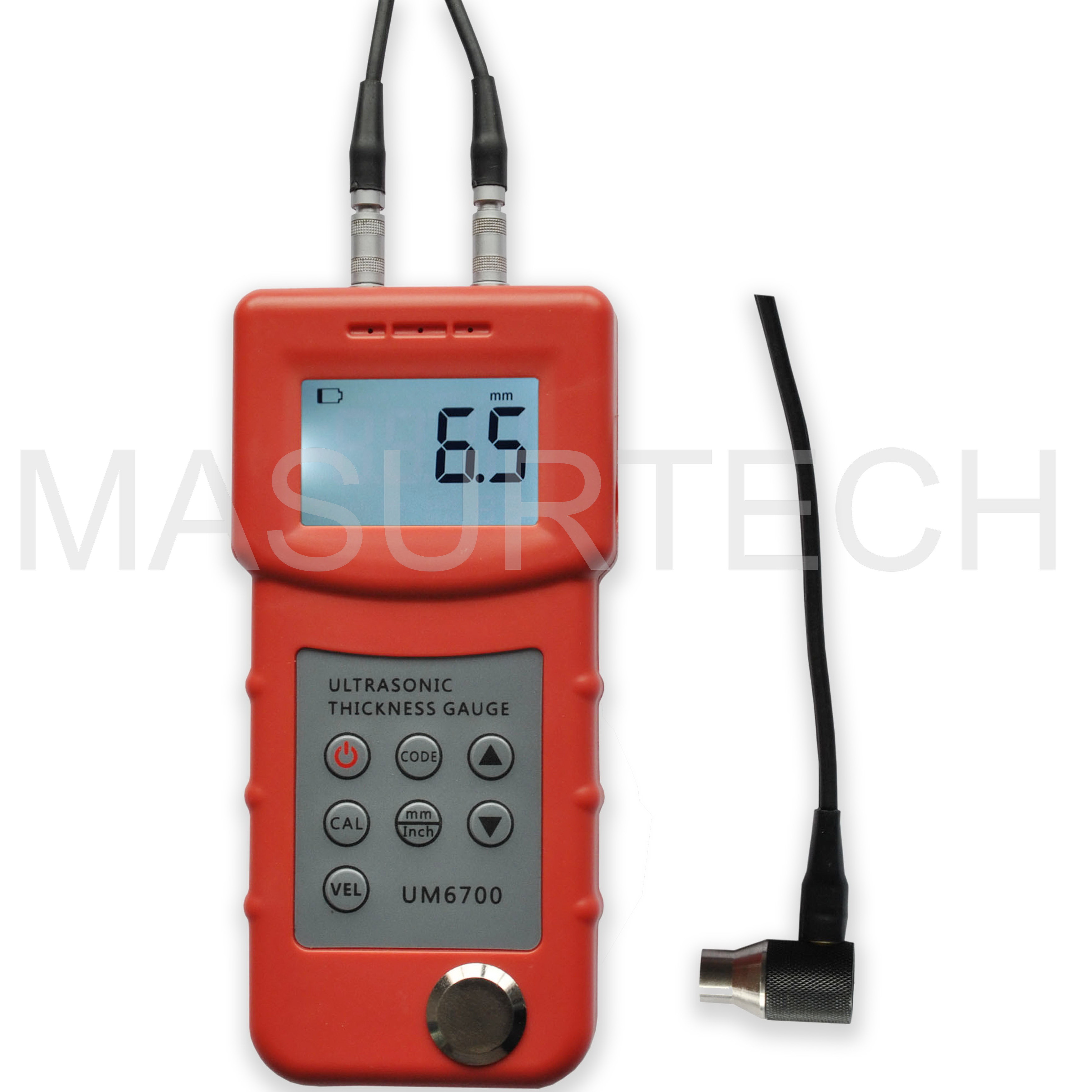 Buy cheap UM6700 Digital Portable Ultrasonic Thickness Gauge Meter Tester 1.0-280mm,0.05-11.8inch (i product