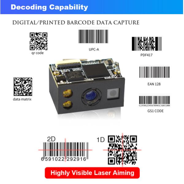 LV30 2D CMOS QR Code Scanner Module Embedded in Handheld POS, PDA and Tablet