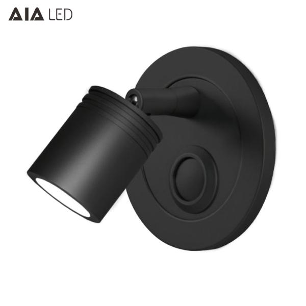 modern switch bed wall light & round base led reading wall lamp led bedside light for home
