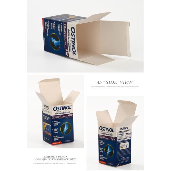 Paper Custom Printed Packaging Box ,Pharmaceutical Packaging Box Tuck End Printed