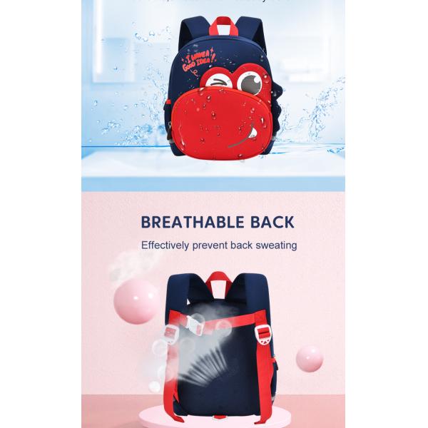 ODM Dinosaur Kids Backpack 3D Cartoon Toddler Kindergarten Mochila For Boys Girls 2-5 Years