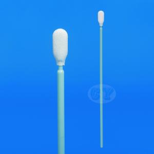 Buy cheap Polyester Toc Swab Cleaning Validation Sterile Cleaning Swabs Green Rod product