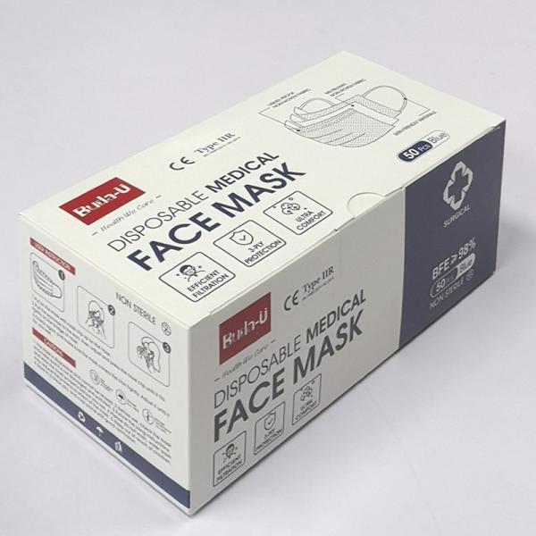 Breathable Surgical 3 Ply Face Mask 98% Min BFE EUA Approved