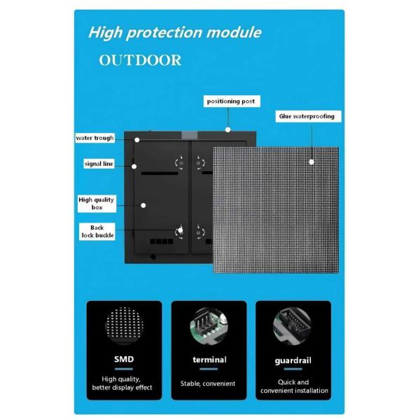 P2.5 Large Video Wall Full Color Outdoor Waterproof Led Display Screen