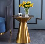 Multifunctional Sofa Side Table With Smooth Round Surface