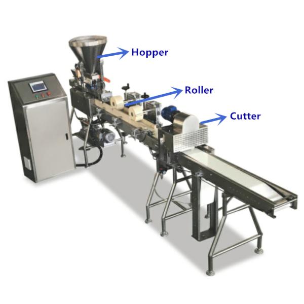 High Performance Granola Bar Press Machine With Anti - Sticking PTFE Belt