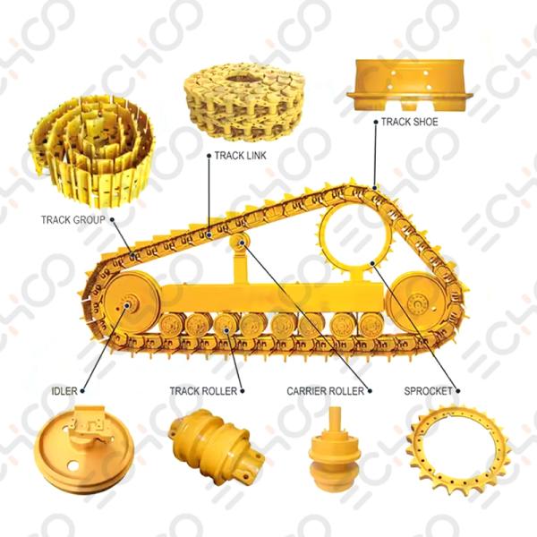Front Idler Idler Wheel Mini Digger Undercarriage Components For Kubota KX91-3S2