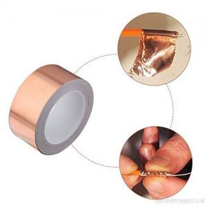 China 0.15mm Thickness Conductive Adhesive Copper Tape Emi Shielding For Rf Cage on sale