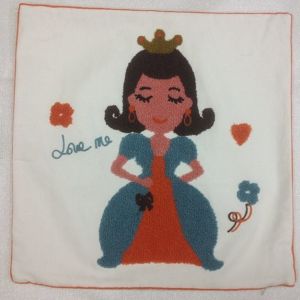 Buy cheap Embroidery cushion cover with lovely girl design. product