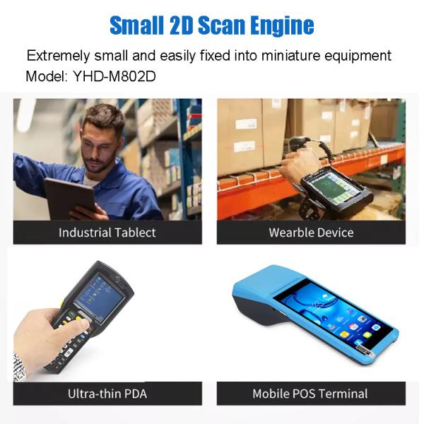 CMOS Barcode Scanner Module Small 1D 2D OEM Scan Engine For Pda