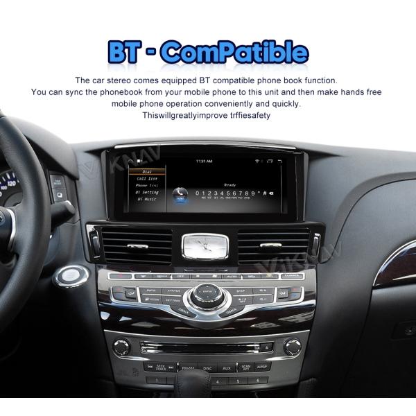 Viknav Car Radio For Infiniti Q70L (2013-2017) 10.25 inch Auto Upgrade Wireless CarPlay LCD Touch Screen GPS Navigation