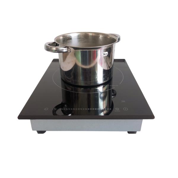 Mirror Screen Printing 380mm Single Burner Induction Cooktop