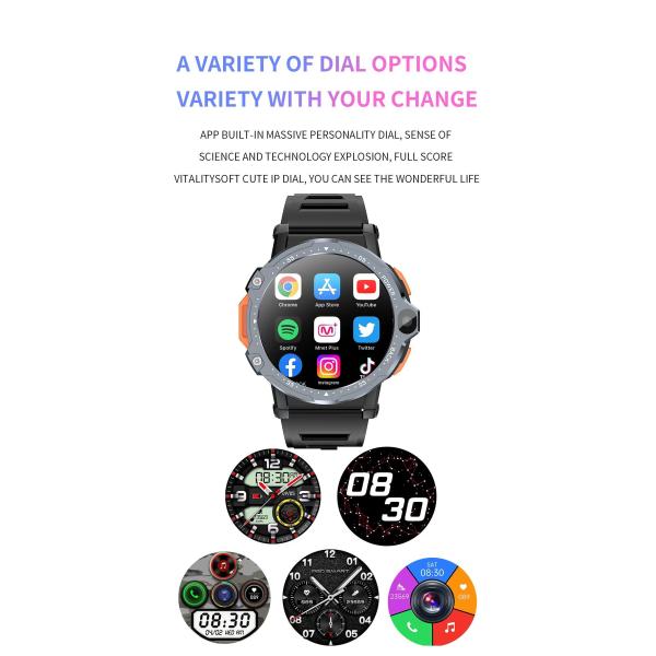 PG999 Dual Camera SmartWatch 2MP + 5MP Android Mobile Smartwatch With Wifi And Camera