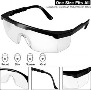 Buy cheap Unisex Clear Eye Protection Safety Glasses Anti Scratch Anti Fog Safety Goggles product