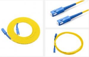 Buy cheap FTTH Flexible 0.9mm Metal Armored Optical Patch Cord With SC / LC / FC Connector product