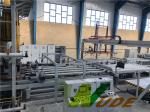 Particle Board Double Side Synchronous Laminating Line Embossed Pattern 100
