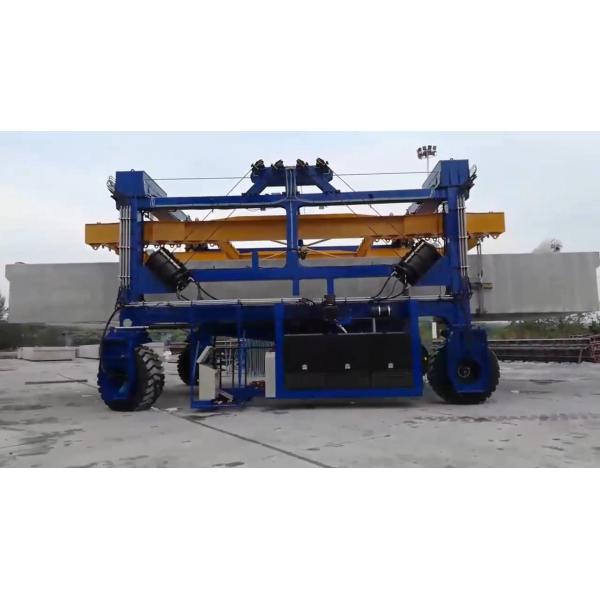 Blue Cargo Mobile Gantry Crane For Precast Concrete Construction Products